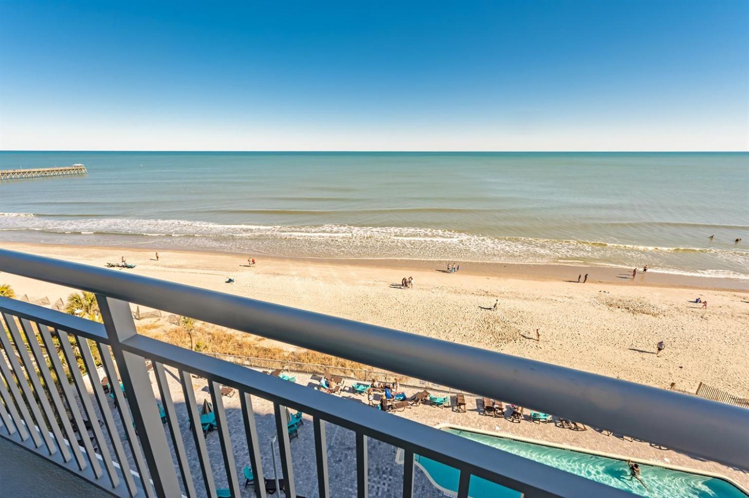 7Th Floor! Modern Building, Direct Oceanfront View Villa Myrtle Beach Exteriör bild